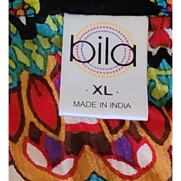 Bohemian Sleeveless V-Neck Maxi Dress By Bila XL - Picture 4 of 7